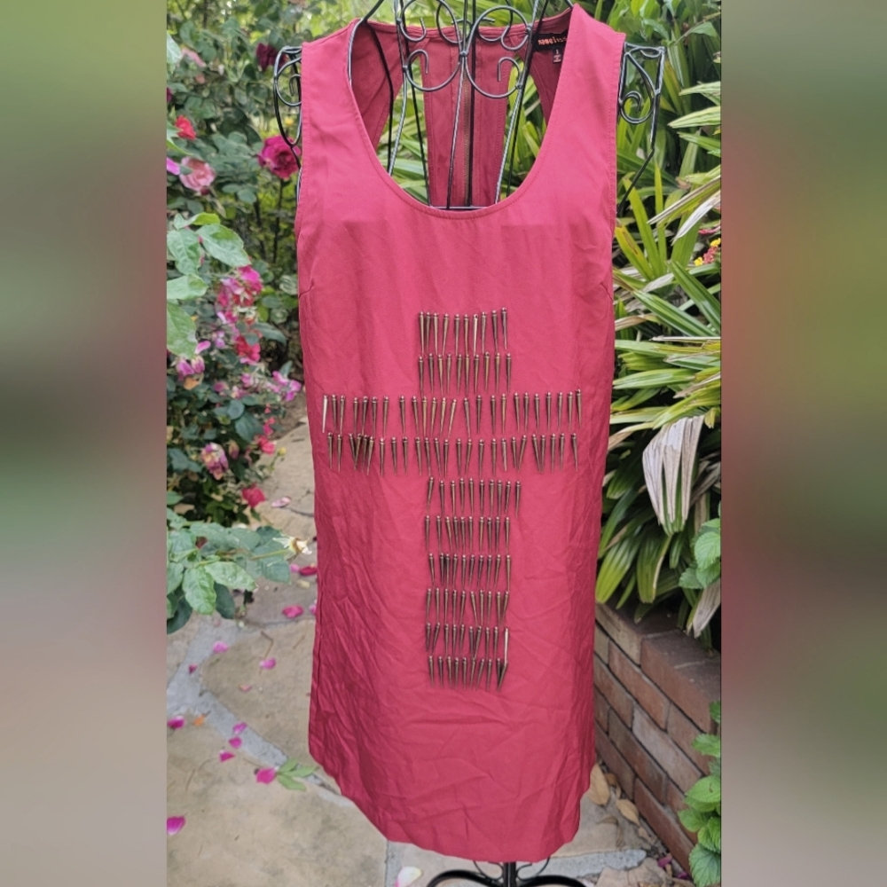 Mini dress with Cross detail